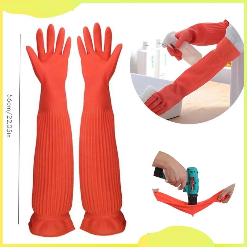 Rubber Glove Cleaning - Waterproof Non Slip Rubber Cleaning Gloves