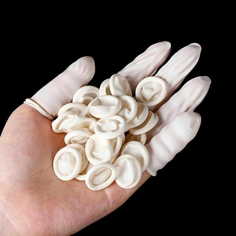 Latex Disposable Glove - Disposable Finger Cots Beauty Special Clear