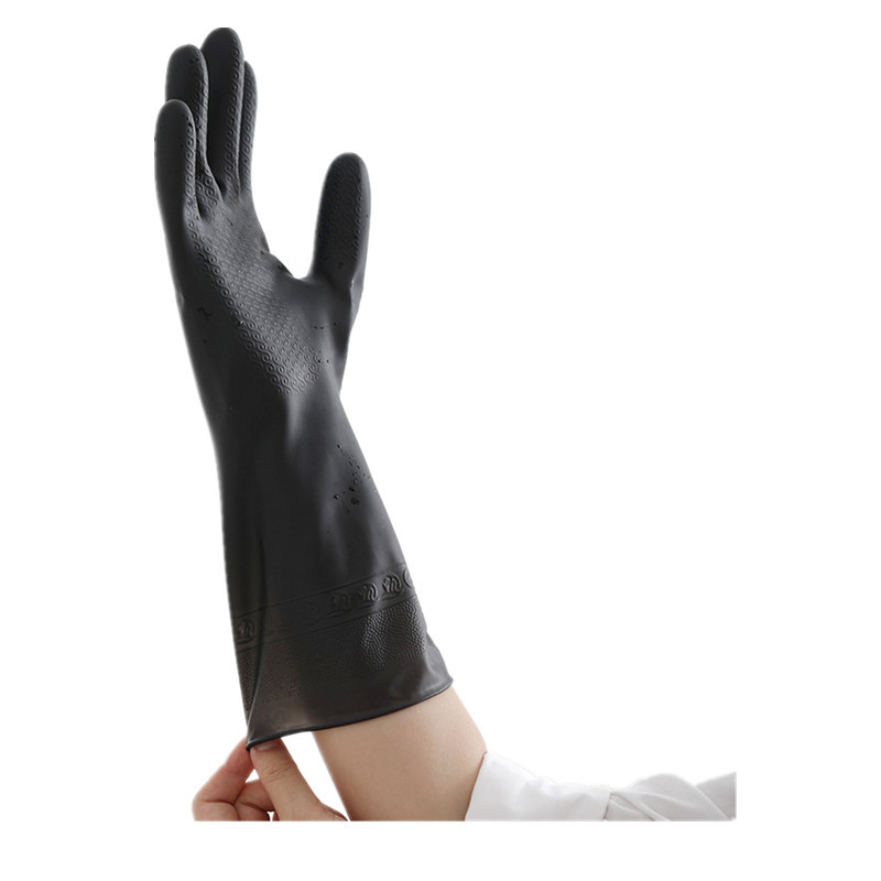 1 Pair Black Gloves Home Washi - Rubber Glove Cleaning ulasan dan harga