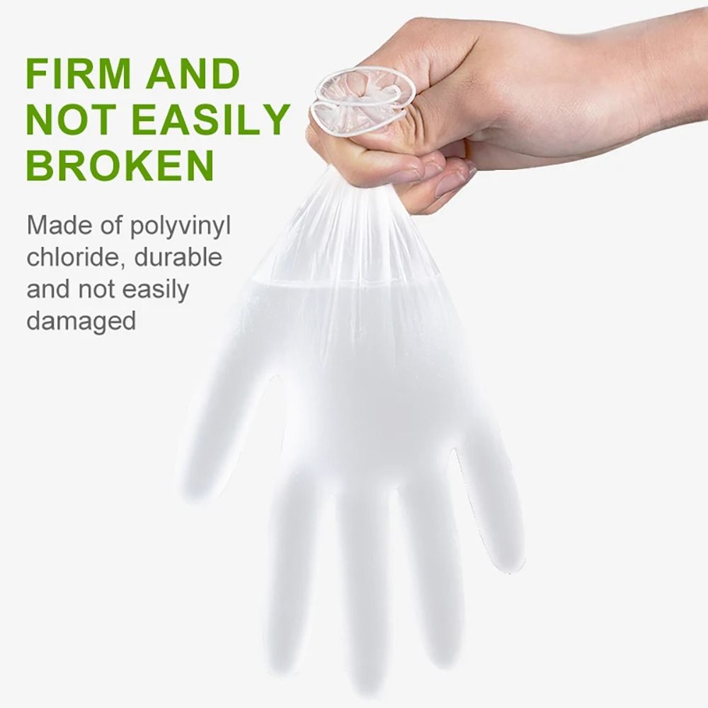 100Pcs Latex Free Gloves TPE D - Latex Disposable Glove ulasan dan harga