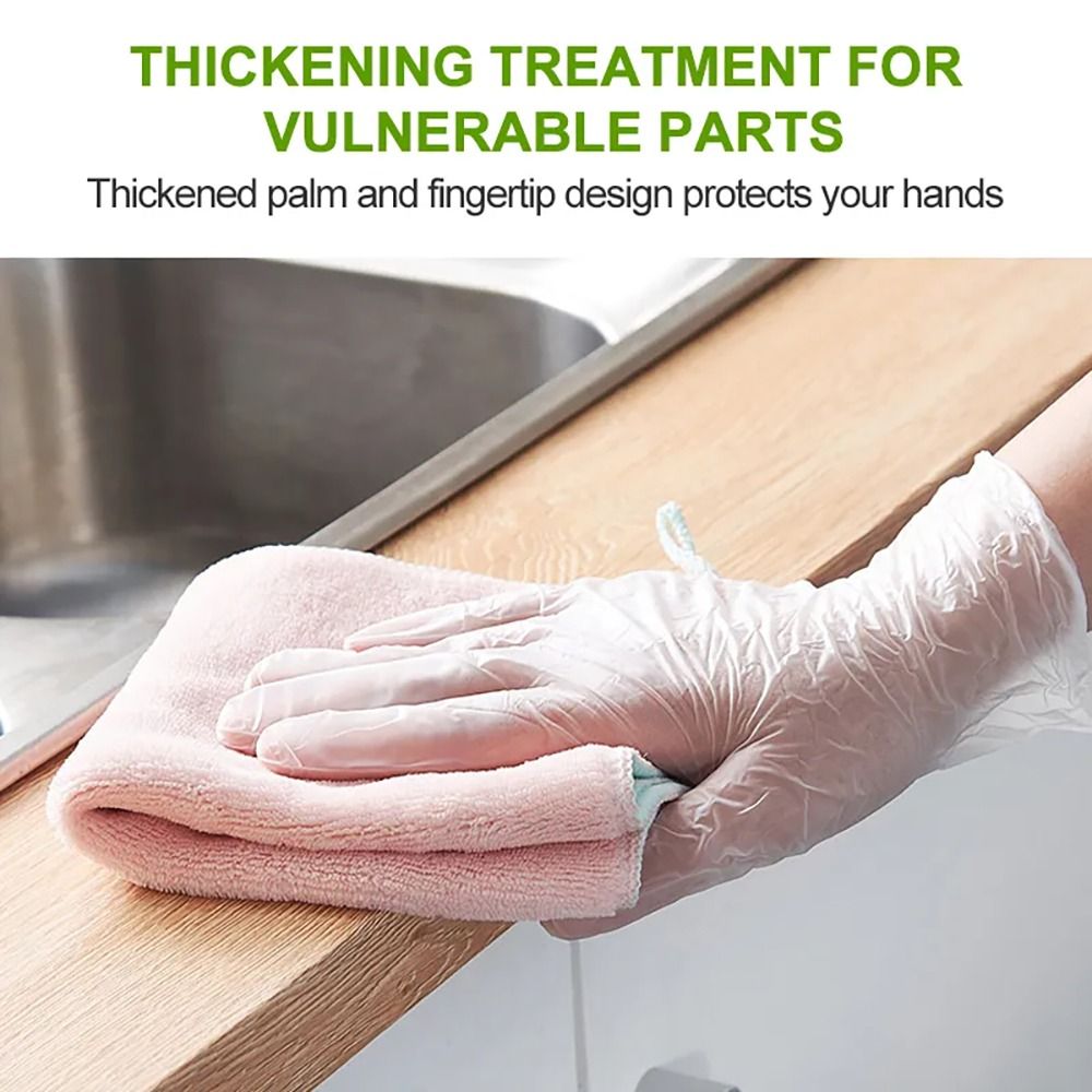 100Pcs Latex Free Gloves TPE D - Latex Disposable Glove ulasan dan harga