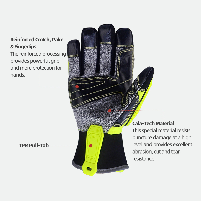 XYEHS ANSI CUT A5 Rescue Extri - Work Glove Impact ulasan dan harga
