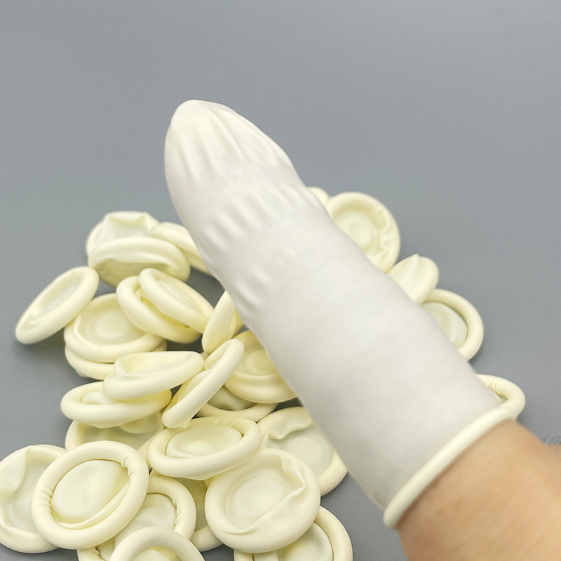 20/50pcs White Fingertips Prot - Latex Disposable Glove ulasan dan harga