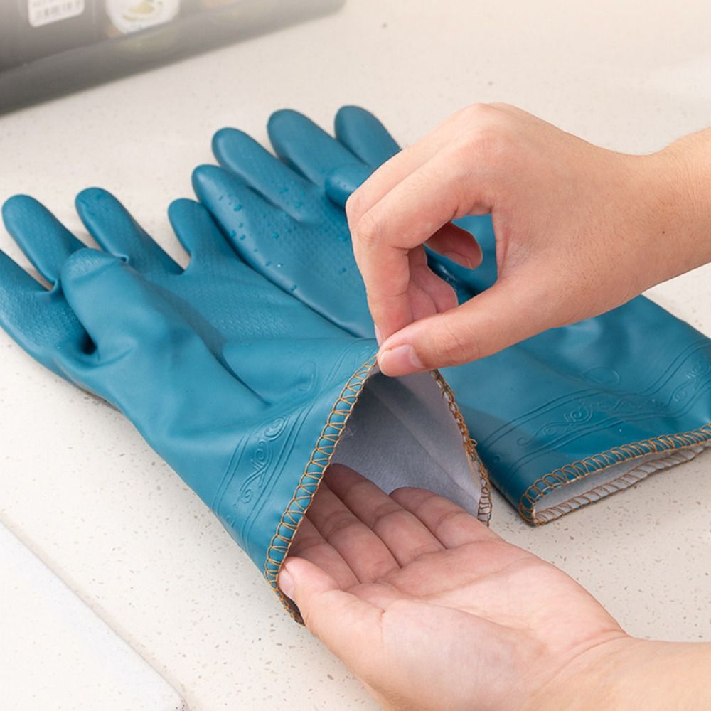 Waterproof Fleece-lined Cleani - Rubber Glove Cleaning ulasan dan harga