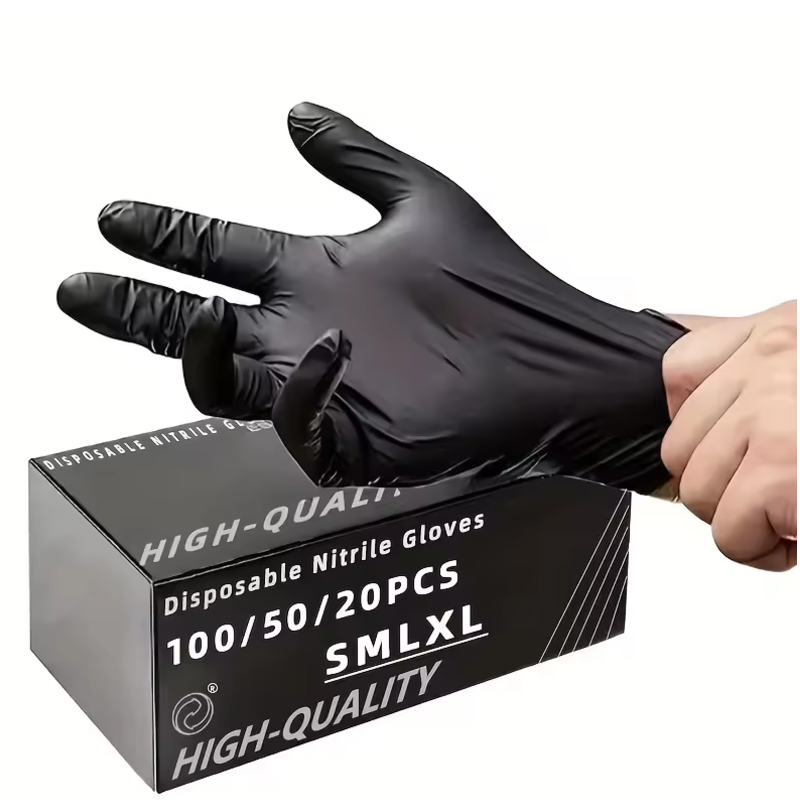 100/50/20PCS Nitrile Gloves Th - Nitrile Mechanic Glove ulasan dan harga