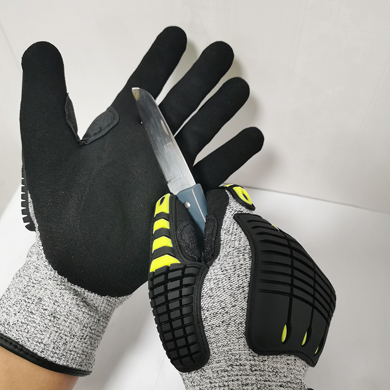 Anti Vibration Gloves SBR Padd - Work Glove Impact ulasan dan harga