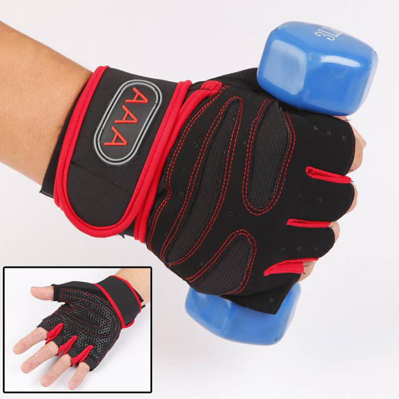 Half Finger Guantes Protective - Workout Glove Gym ulasan dan harga