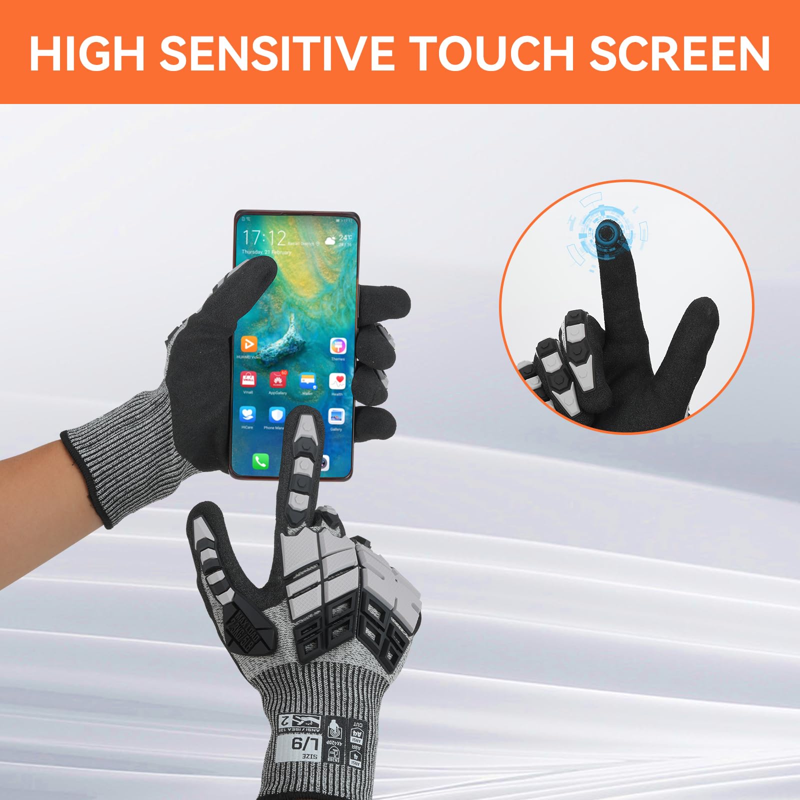 Anti-Impact Gloves With Cut-Re - Work Glove Impact ulasan dan harga