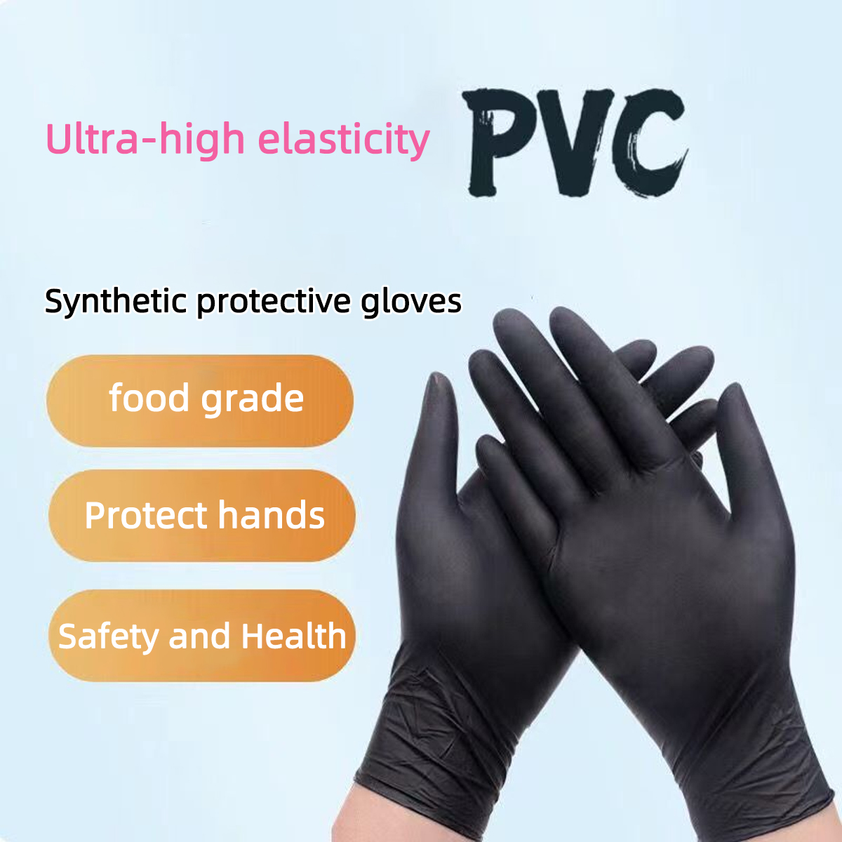 Heavy-Duty Black Disposable Ni - Latex Disposable Glove ulasan dan harga