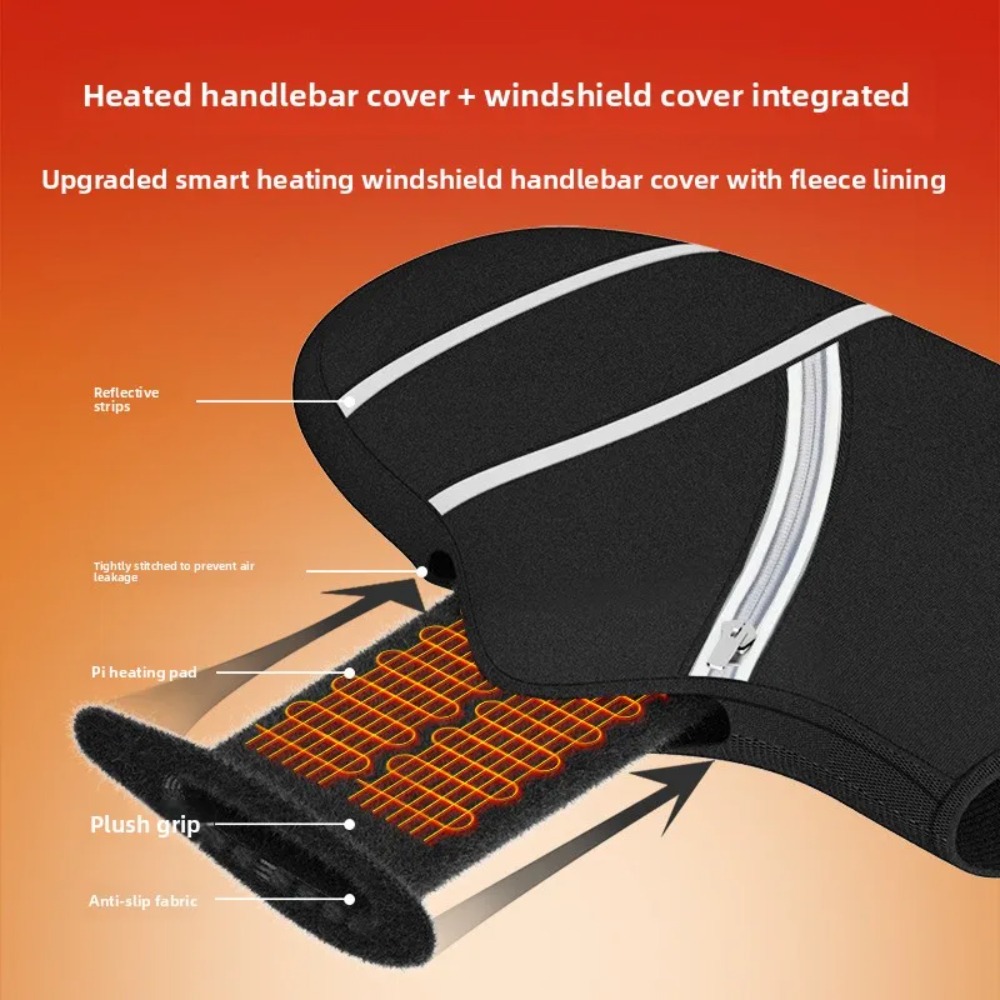 Motorcycle Handlebar Covers Wi - Heat Resistant Glove ulasan dan harga
