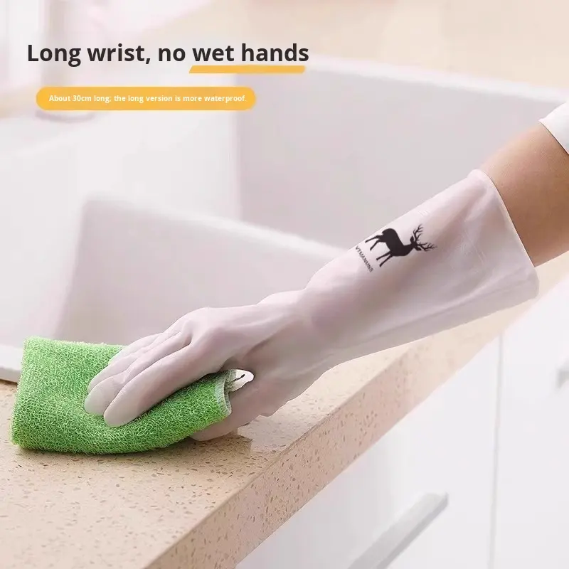 Waterproof Housework Cleaning  - Rubber Glove Cleaning ulasan dan harga